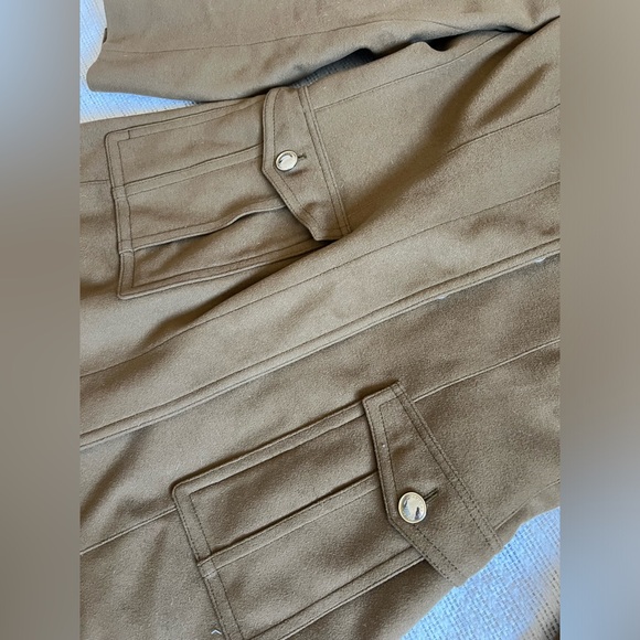 Burberry Brown Wool Cashmere Coat Caban USA 12 - Picture 3 of 16